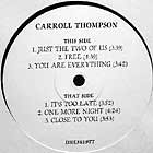 CARROLL THOMPSON : EP