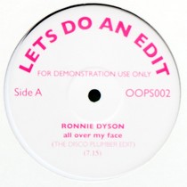 RONNIE DYSON  / KING ERRISSON : ALL OVER MY FACE  / DISCO CONGO