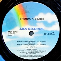 BRENDA K. STARR : WHAT YOU SEE IS WHAT YOU GET