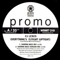 CJ LEWIS : EVERYTHING'S ALRIGHT (UPTIGHT)  / HUMAN NATURE