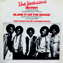 JACKSONS : DESTINY  / BLAME IT ON THE BOOGIE (EXTENDED DISCO REMIX)