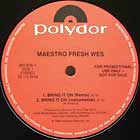MAESTRO FRESH-WES : BRING IT ON  / ON THE JAZZ TIP
