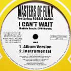 MASTERS OF FUNK : I CAN'T WAIT